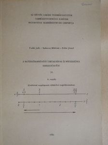 Fedák Judit - A matematikaoktatás tartalmának és módszerének korszerüsitése IV. [antikvár]