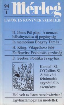 Boór János (főszerk.) - Mérleg 1994/1. [antikvár]