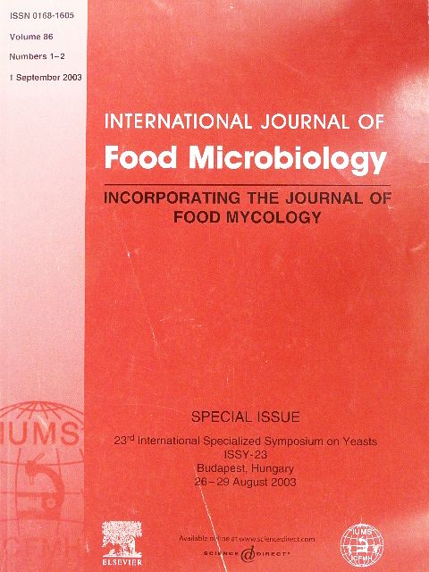 A. D. Ferreira - International Journal of Food Microbiology 1 September 2003 [antikvár]