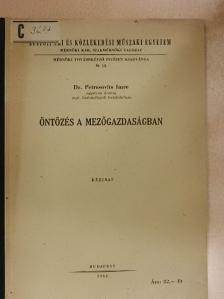 Dr. Petrasovits Imre - Öntözés a mezőgazdaságban [antikvár]