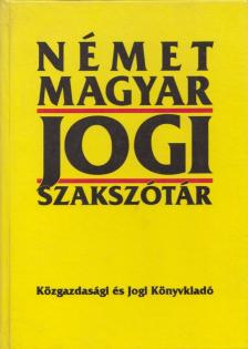 Karcsay Sándor - Német-magyar jogi szakszótár [antikvár]