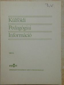 Barkó Endre - Külföldi pedagógiai Információ 1987/4. [antikvár]