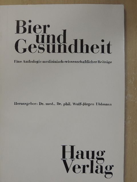 Bier und Gesundheit [antikvár]