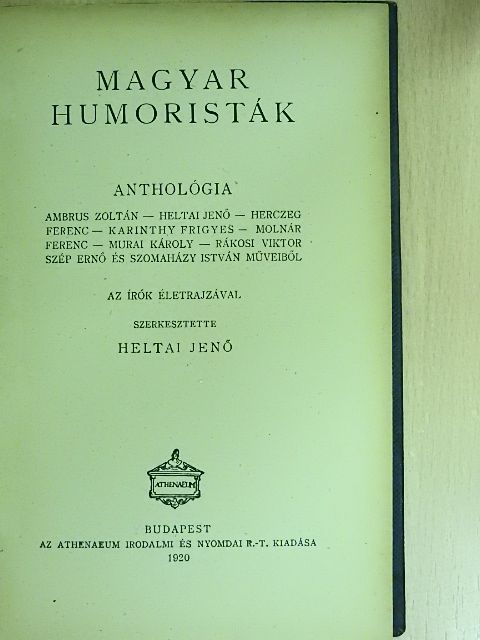 Ambrus Zoltán - Magyar humoristák [antikvár]