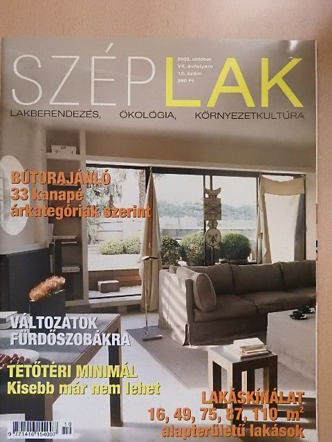 Szép lak 2002. október [antikvár]