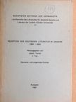 Ferenc Szász - Rezeption der Deutschen Literatur in Ungarn 1. [antikvár]