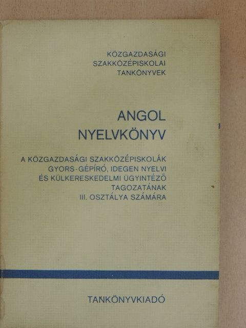 Donga György - Angol nyelvkönyv III. [antikvár]