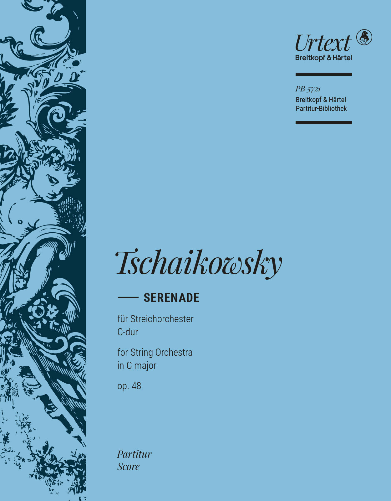 CSAJKOVSZKIJ ( TSCHAIKOWSKY) - SERENADE FÜR STREICHORCHESTER C-DUR OP.48. PARTITUR
