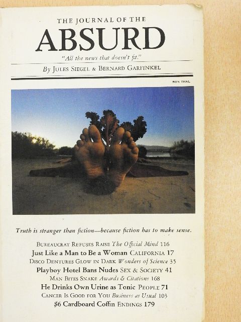 Bernard Garfinkel - The Journal Of The Absurd [antikvár]