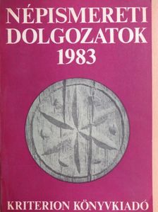 Antal Imre - Népismereti dolgozatok 1983 [antikvár]