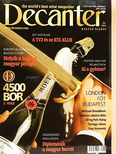 Bartoss Réka - Decanter 2004. december/2005. január [antikvár]