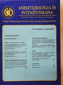 Károvits János - Aneszteziológia és intenzív terápia 2017/3. [antikvár]