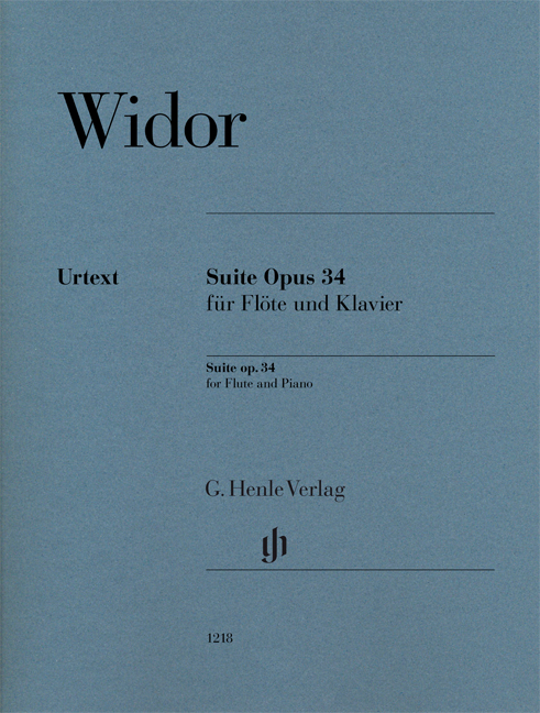 WIDOR - SUITE OP.34 FÜR FLÖTE UND KLAVIER