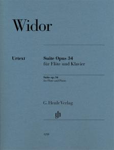 WIDOR - SUITE OP.34 FÜR FLÖTE UND KLAVIER