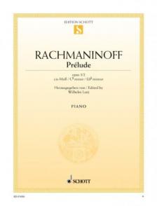 RACHMANINOFF - PRÉLUDE OP.3 NO.2 FÜR KLAVIER HERAUSGEGEBEN VON W.LUTZ