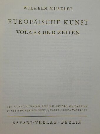 Wilhelm Müseler - Europäische Kunst [antikvár]