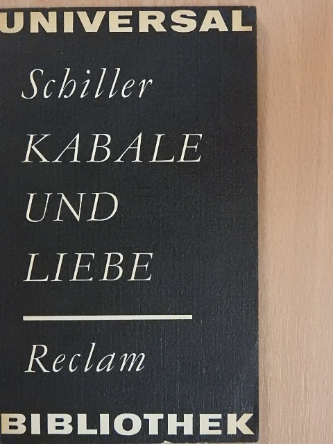 Friedrich Schiller - Kabale und Liebe [antikvár]