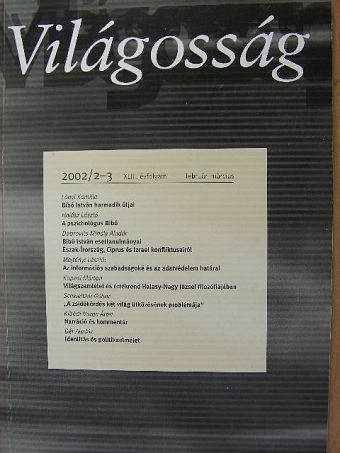 Dér Aladár - Világosság 2002. február-március [antikvár]