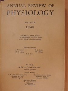 Annual review of physiology 10. [antikvár]