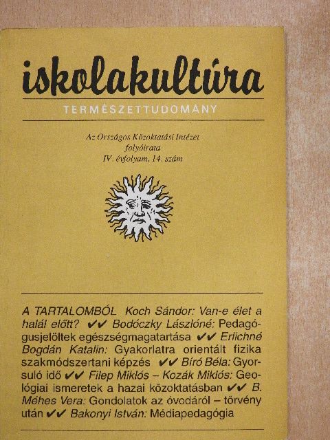 B. Méhes Vera - Iskolakultúra 1994/14. [antikvár]