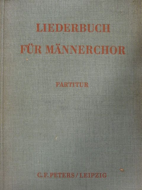 Liederbuch für Männerchor [antikvár]