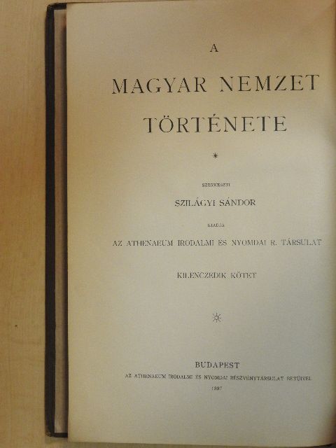 Ballagi Géza - A magyar nemzet története IX. [antikvár]