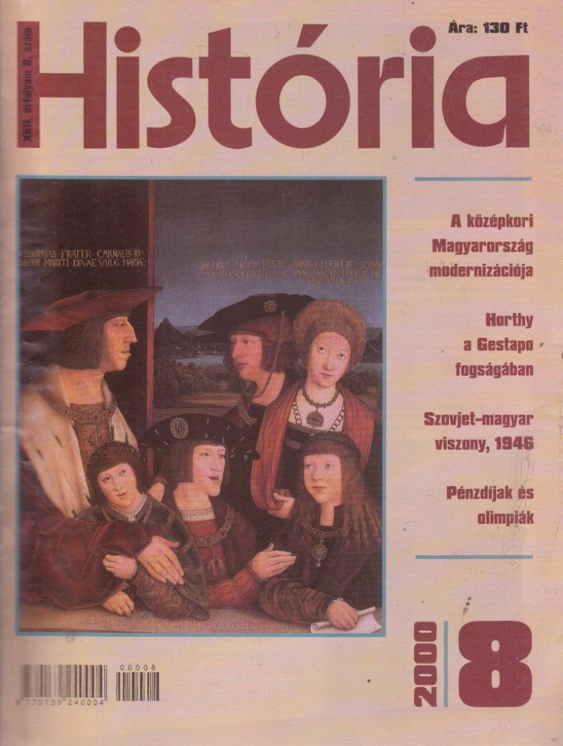 Glatz Ferenc - História 2000/8 [antikvár]