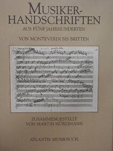 Britten - Musiker-Handschriften aus Fünf Jahrhunderten [antikvár]