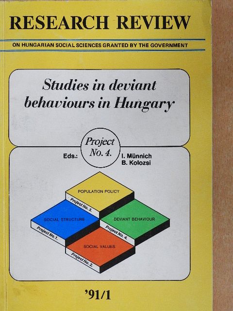 Andorka Rudolf - Studies in Deviant Behaviours in Hungary [antikvár]