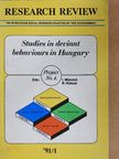 Andorka Rudolf - Studies in Deviant Behaviours in Hungary [antikvár]