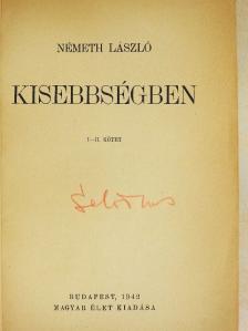 Németh László - Kisebbségben I-IV. [antikvár]