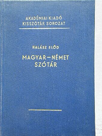 Halász Előd - Magyar-német szótár [antikvár]