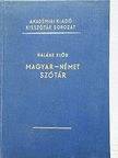 Halász Előd - Magyar-német szótár [antikvár]