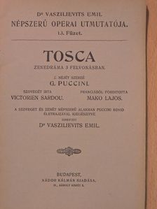 Puccini G. - Tosca [antikvár]
