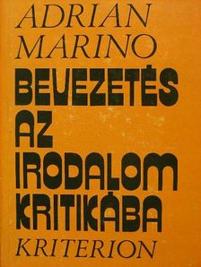 Adrian Marino - Bevezetés az irodalomkritikába [antikvár]