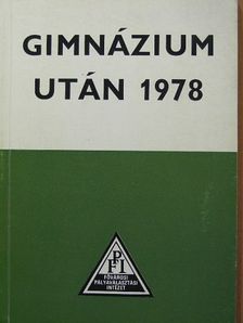 Gimnázium után 1978 [antikvár]