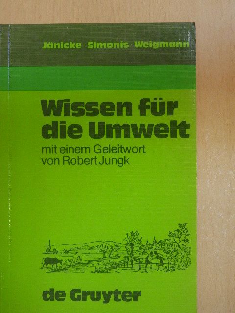 Gerda Zellentin - Wissen für die Umwelt [antikvár]