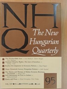 Eric Mottram - The New Hungarian Quarterly Autumn 1984. [antikvár]