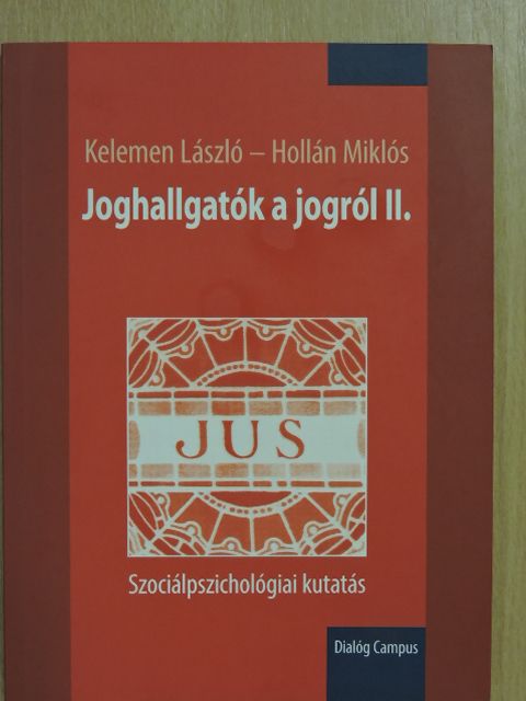 Hollán Miklós - Joghallgatók a jogról II. [antikvár]