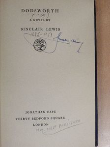 Sinclair Lewis - Dodsworth [antikvár]