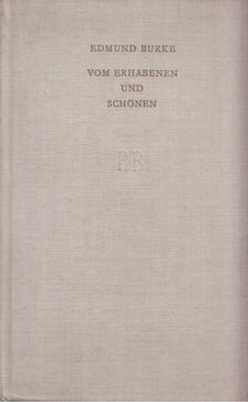 Edmund Burke - Vom Erhabenen und Schönen [antikvár]