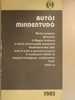 Dr. Demeter András - Autós mindentudó 1985 [antikvár]