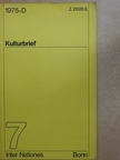 Dr. Kurt Reumann - Kulturbrief Juli 1975 [antikvár]