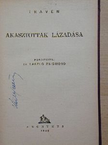 Traven - Akasztottak lázadása [antikvár]