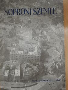 Eper Tivadar - Soproni szemle 1974/1. [antikvár]