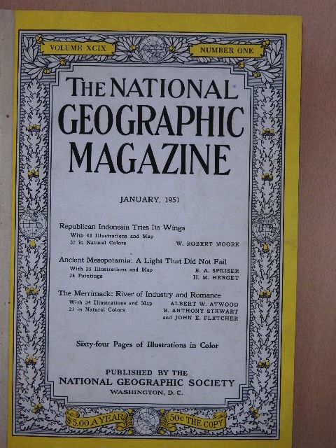 E. A. Speiser - The National Geographic Magazine January-March 1951. (negyed évfolyam) [antikvár]