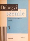 Dr. Dobos János - Belügyi Szemle 1985. július [antikvár]