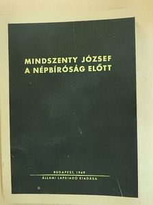 Mindszenty József a népbíróság előtt [antikvár]