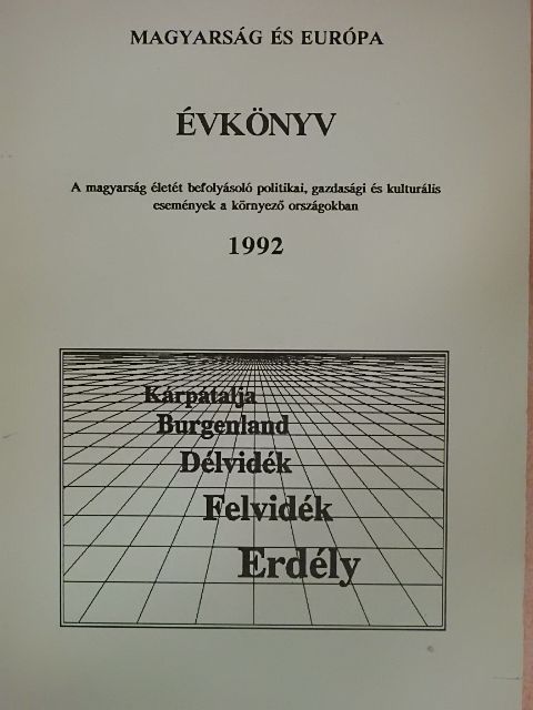 Magyarság és Európa Évkönyv 1992 [antikvár]