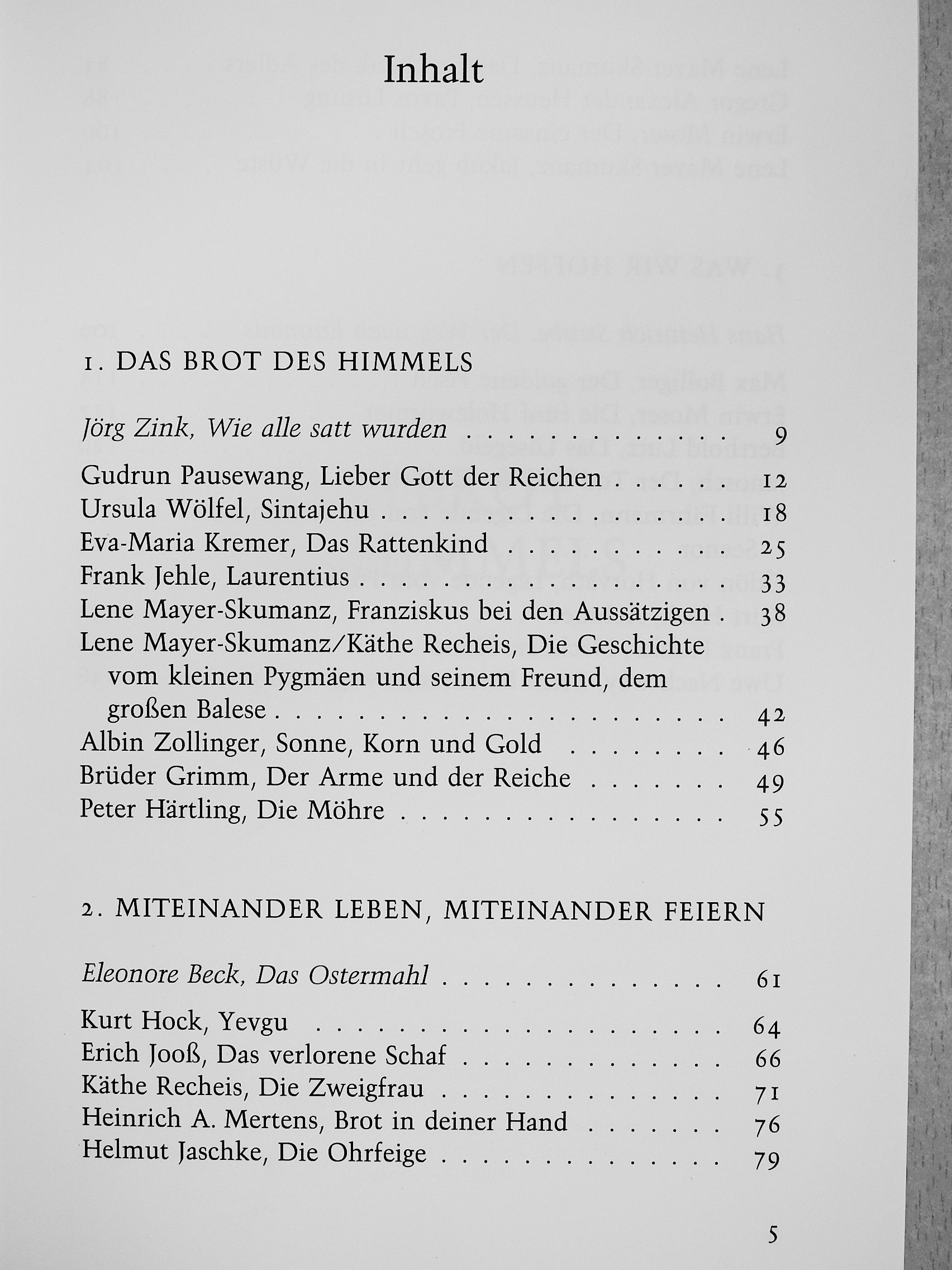 Albin Zollinger - Das Brotwunder [antikvár]